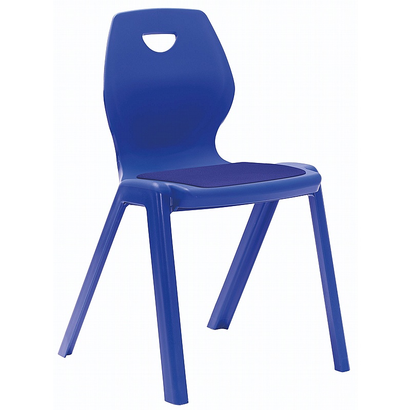 Flaire Upholstered Ergonomic One Piece School Chairs - School Furniture