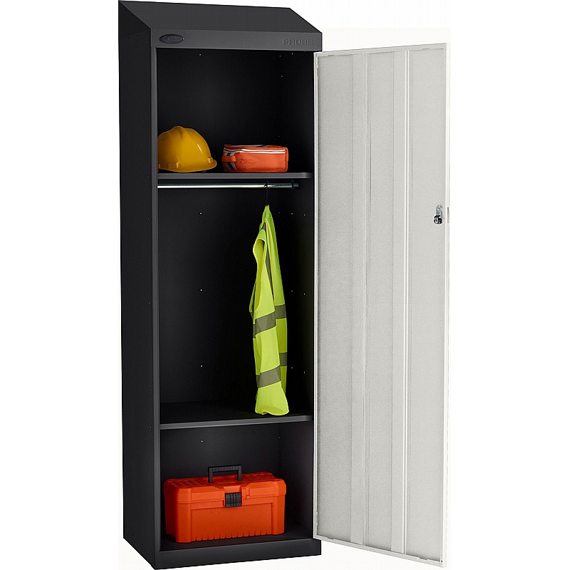 Stellar Probe Antibacterial Sloping Top Hi-Capacity Lockers with Cam Lock - Office Storage