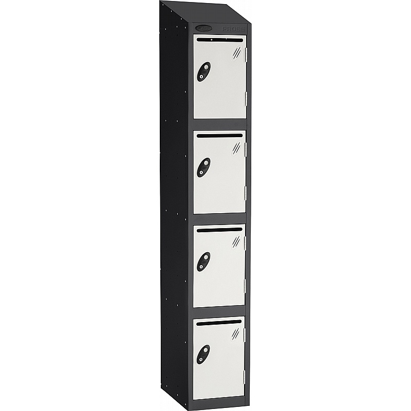 Stellar Probe Antibacterial Sloping Top Postal Lockers with Cam Lock - Office Storage