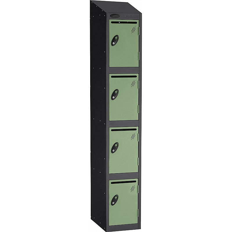 Stellar Probe Equinox Antibacterial Sloping Top Postal Lockers with Cam Lock - Office Storage