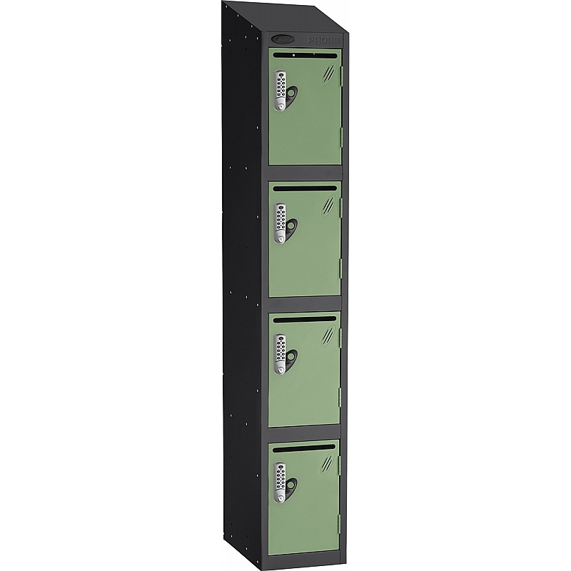Stellar Probe Equinox Antibacterial Sloping Top Postal Lockers with Digital Combination Lock - Office Storage