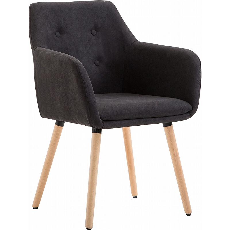 Kingswood Fabric Reception Chairs (Pack of 2) - Reception Area