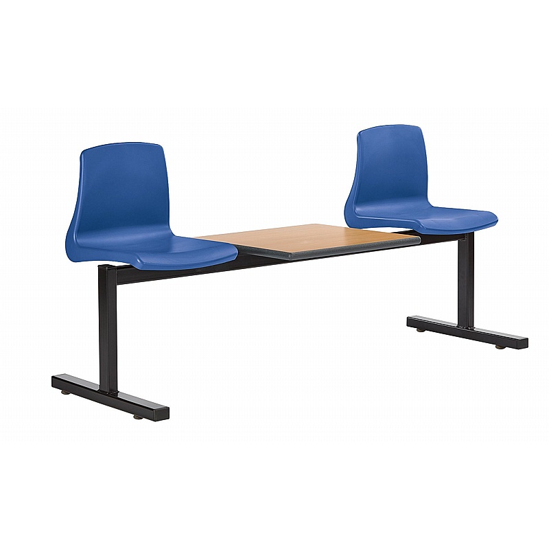 NP Ergonomic Beam Seating with Table - Reception Area
