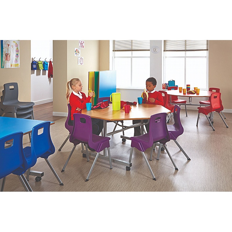 Anchor Oval Flip Top Dining Tables from our School Folding Tables range.