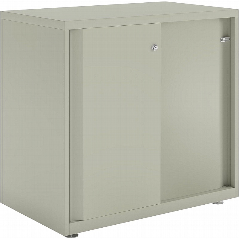 Bisley Glide Sliding Door Metal Office Cupboards - Office Storage