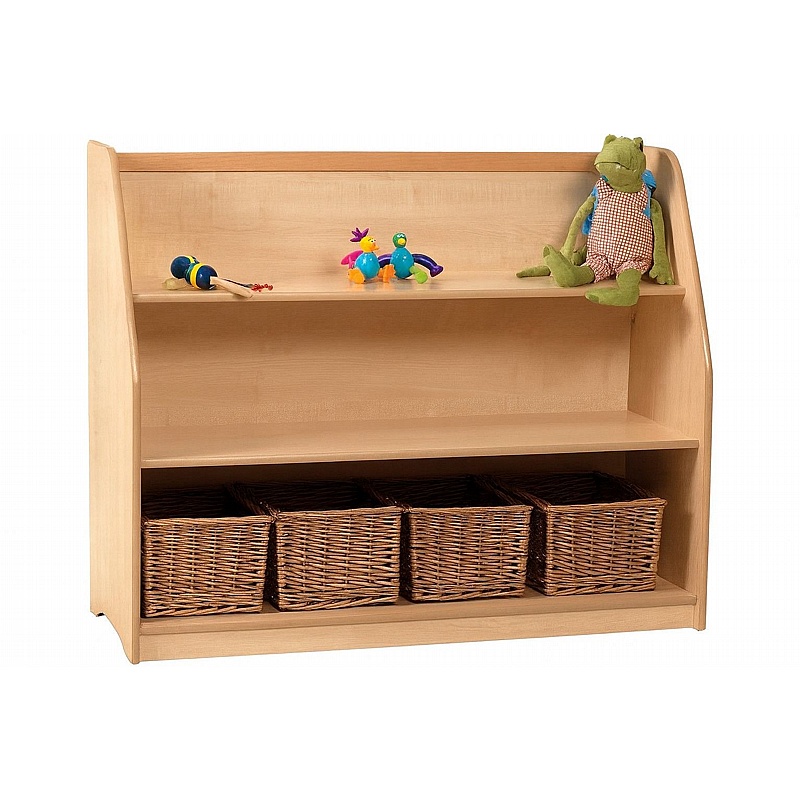 Tidy Tots Large Angled Bookcase - School Furniture