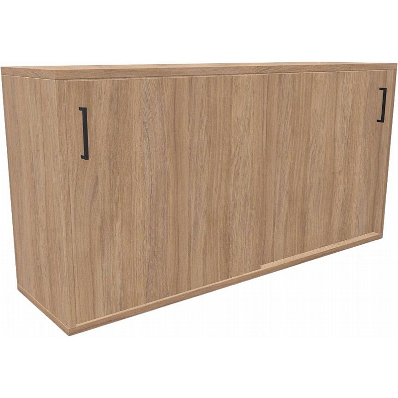 Systm Desk High Sliding Door Cupboards - Office Storage