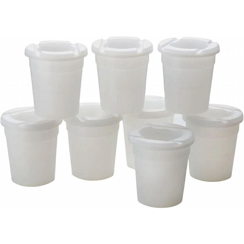 Arts and Design Clear Paint Pot Set - School Furniture