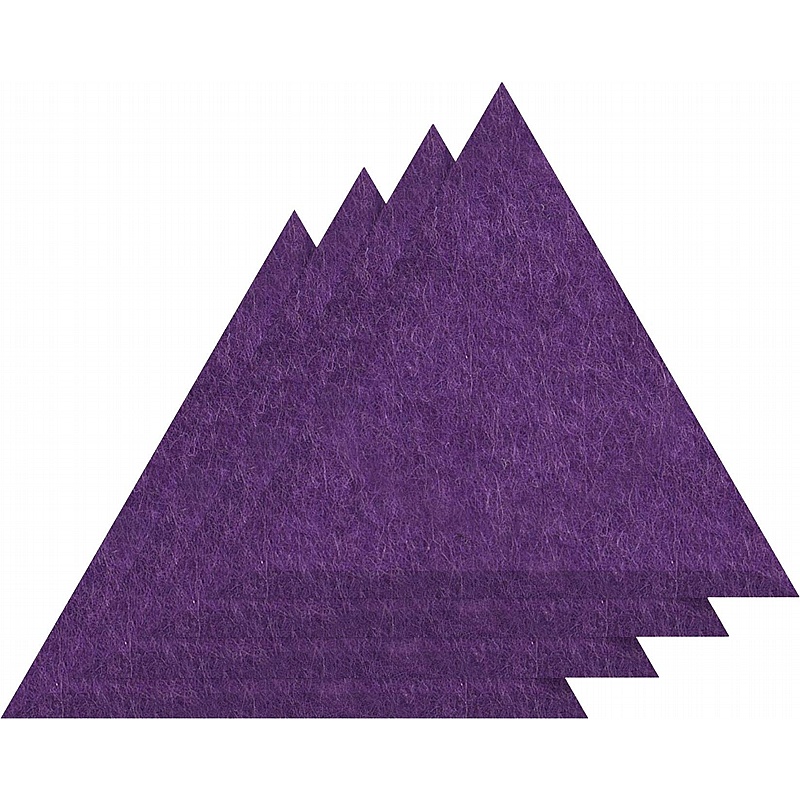 Sch! Triangle Acoustic Wall Tile (Set of 4) - Office Accessories
