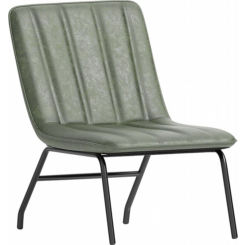 Marlow Leather Breakout and Canteen Low Chairs - Office Chairs