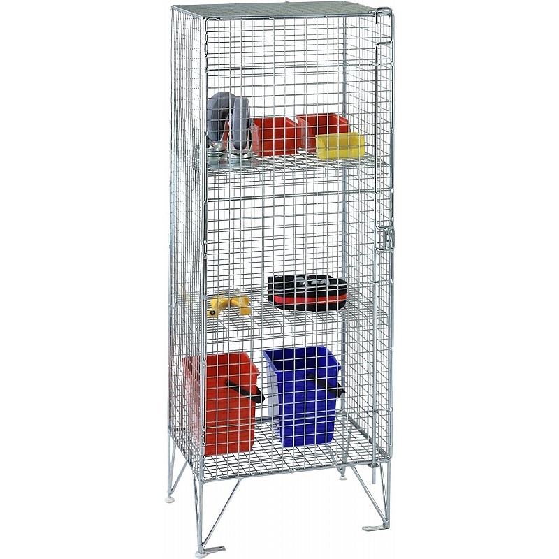 Ventra Premium Wire Mesh Single Door Cupboards - Office Storage
