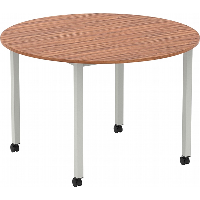 Flex Mobile Round Box Leg Office Tables - Meeting Room