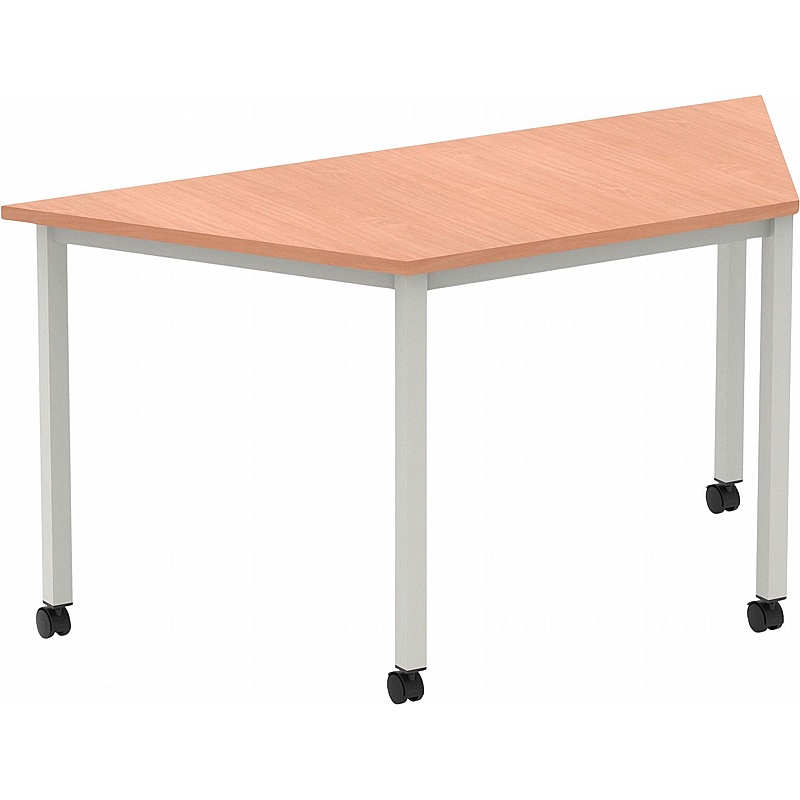 Flex Mobile Trapezium Box Leg Office Tables - Meeting Room