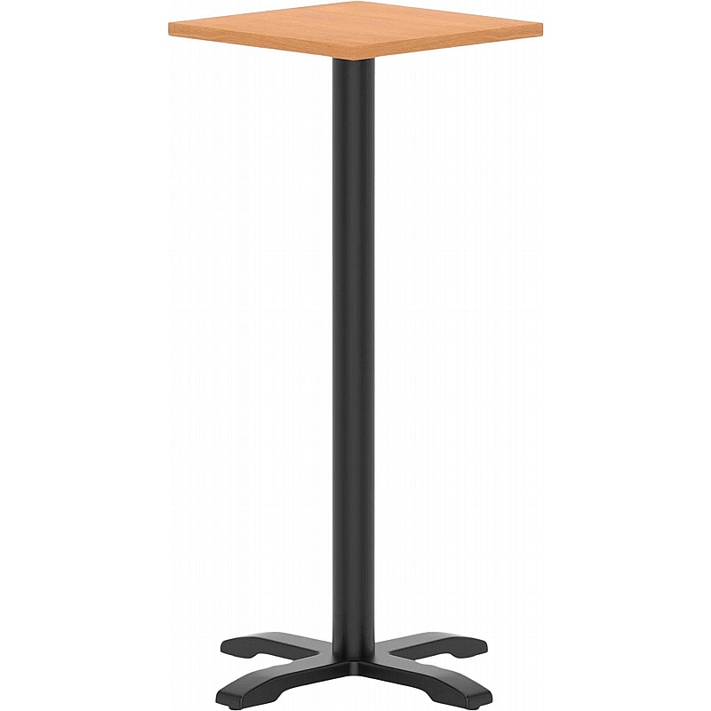Italia Cross Base Tall Square Breakout and Canteen Table - Meeting Room