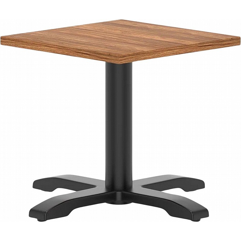 Italia Cross Base Square Coffee Table - Reception Area