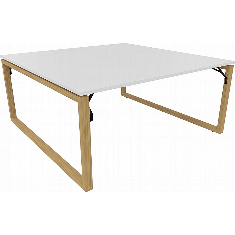 Tract Hoop Leg Square Breakout and Meeting Tables - Meeting Room