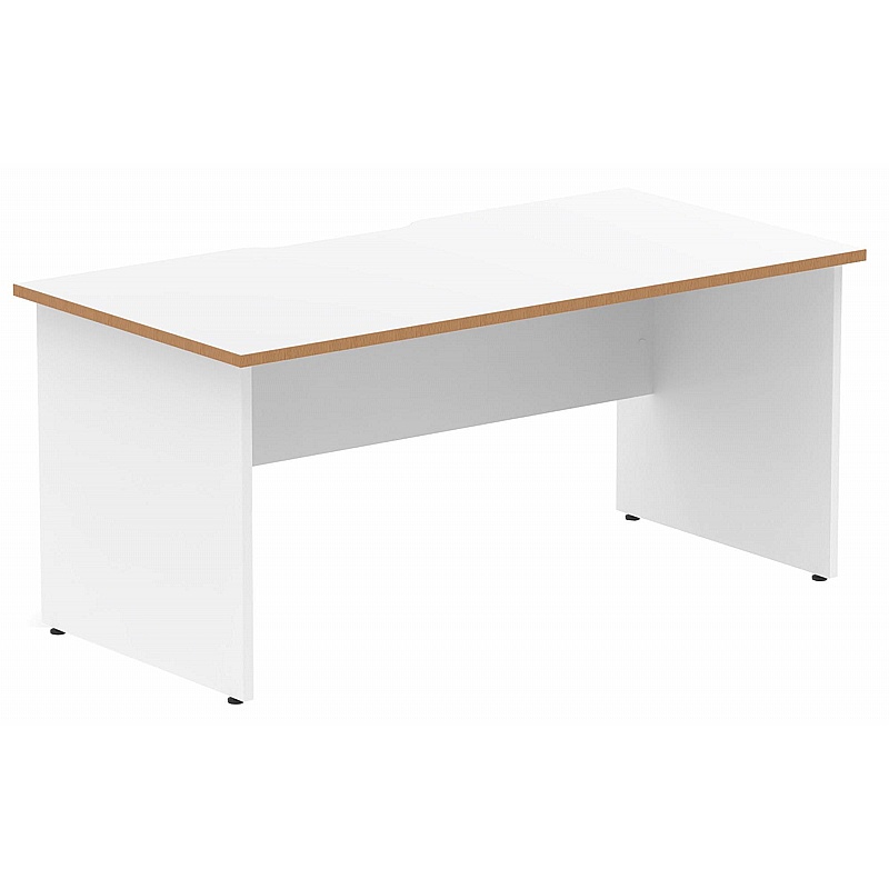 Oslo Rectangular Panel End Office Desks - Office Desks