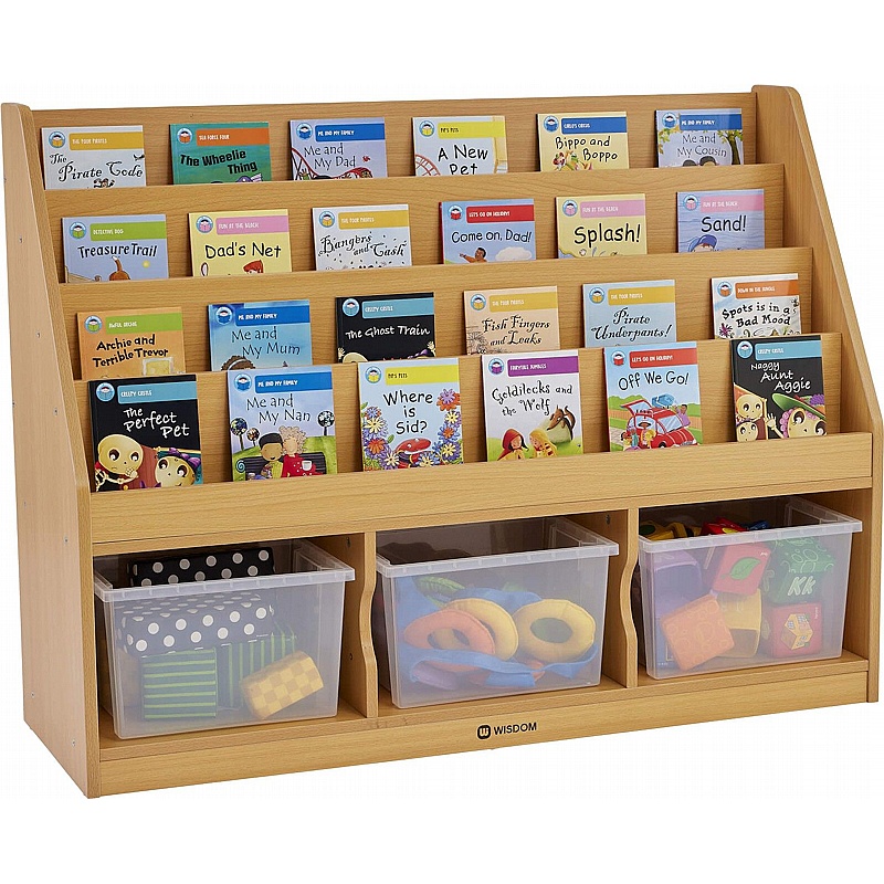 Milan Nursery and Library Tray Bookcases - School Furniture