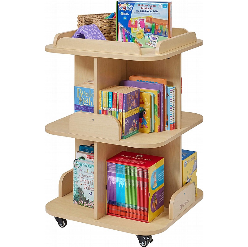 Wisdom Nursery Mobile 4-Way Book Stand - School Furniture