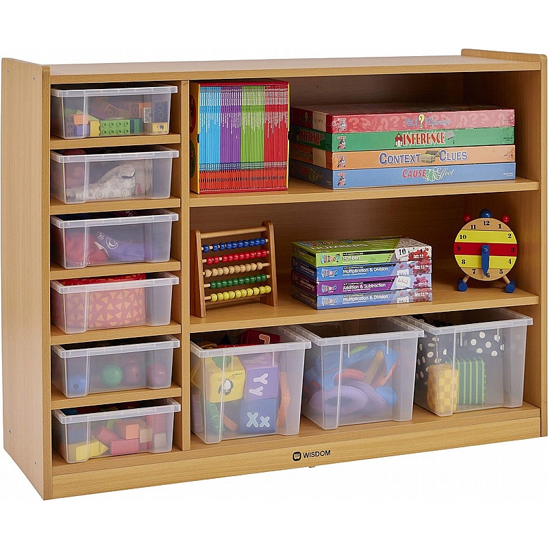 Milan 8 Compartment Nursery and Library Cabinets - School Furniture