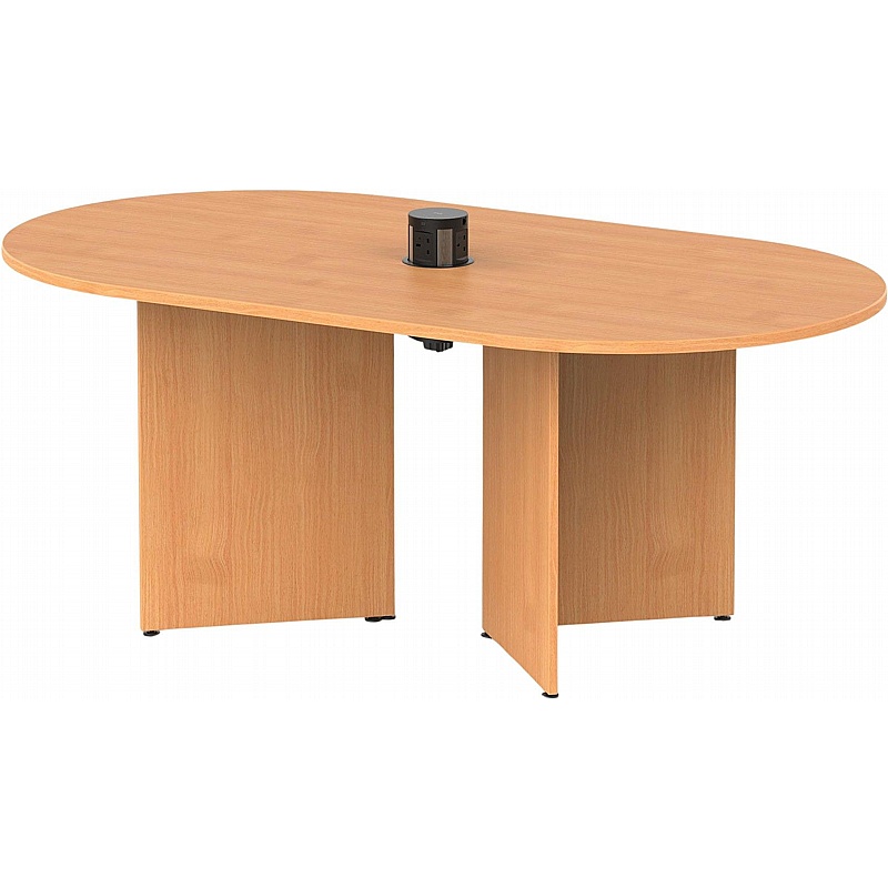 Impulse Volta Arrowhead Boardroom Table With Power - Meeting Room