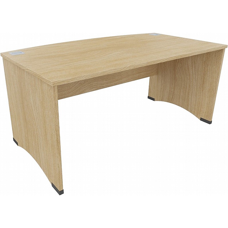 Windsor Bow Fronted Rectangular Executive Office Desks - Office Desks