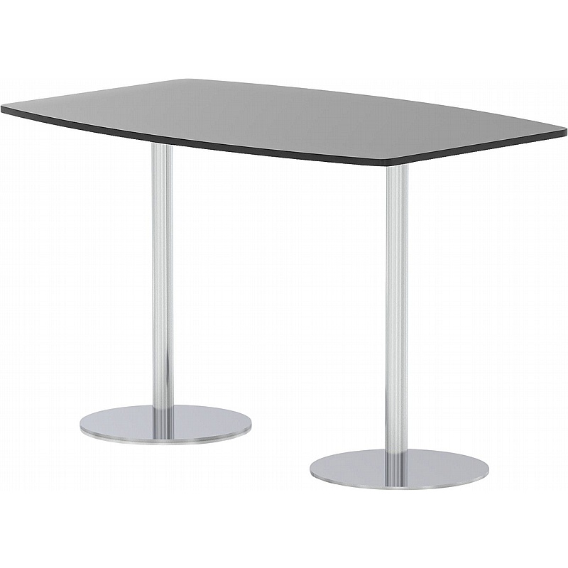 Italia High Gloss High Barrel Boardroom Tables - Meeting Room