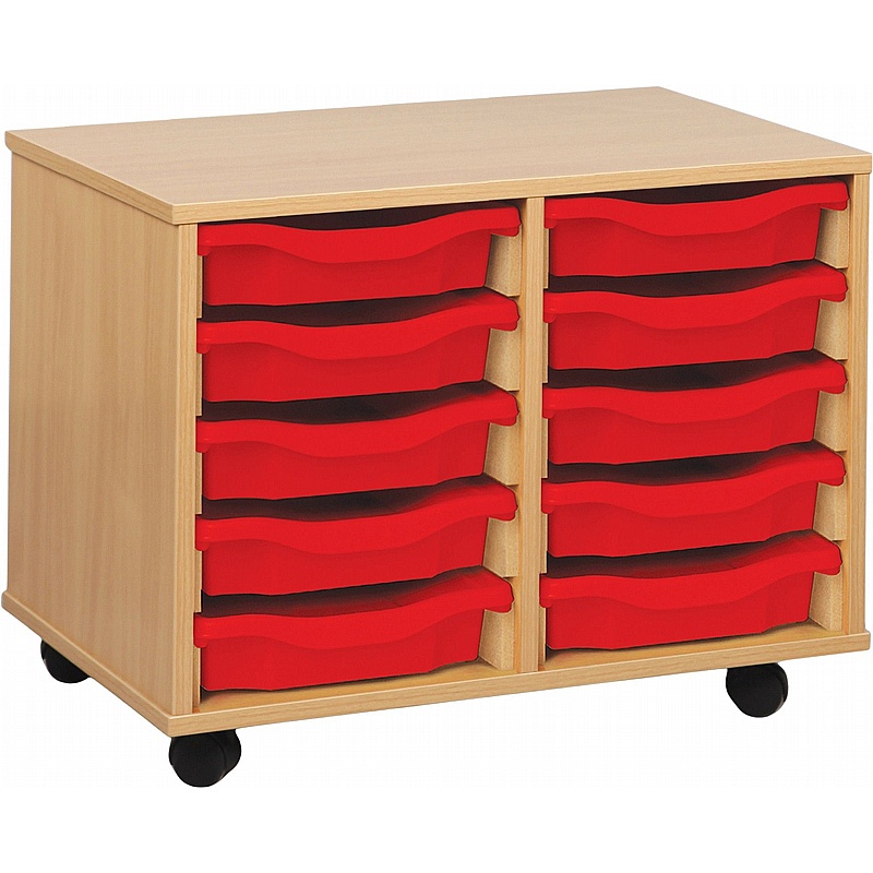 UltraBrite 10 Tray Shallow Storage - School Furniture