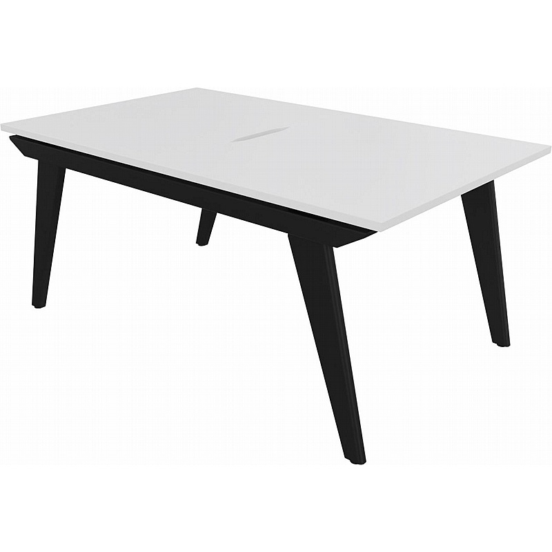 Tract Shades 2 Person Rectangular Back to Back Bench Desks - Office Desks