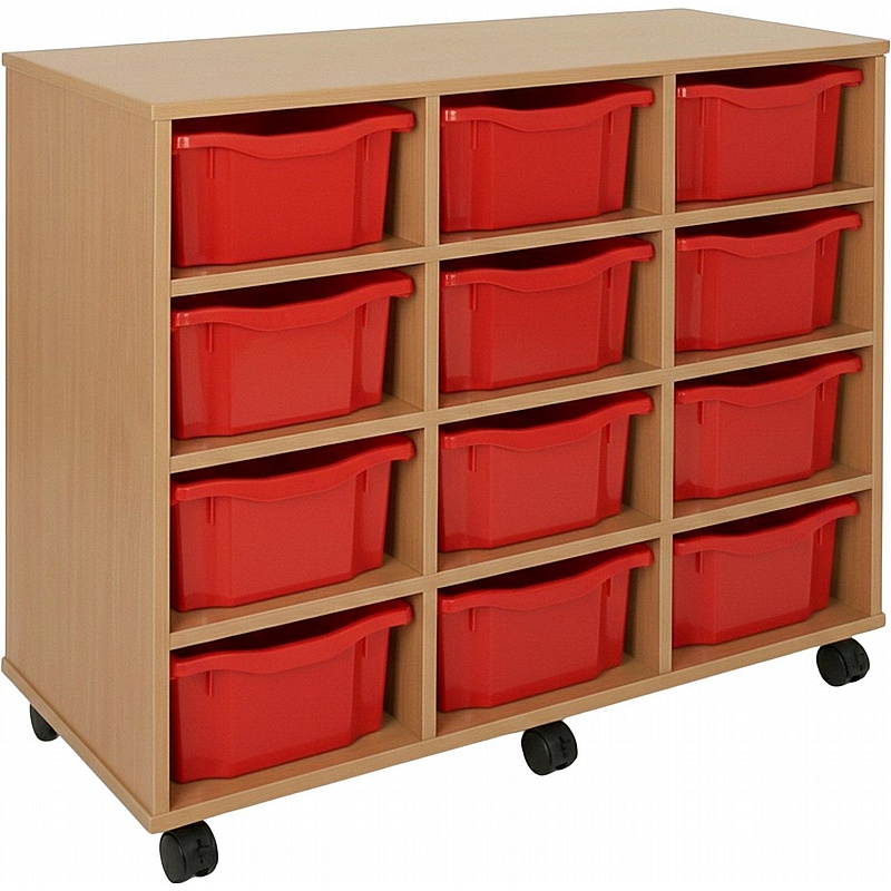 UltraBrite 12 Deep Vertical Tray Storage - School Furniture