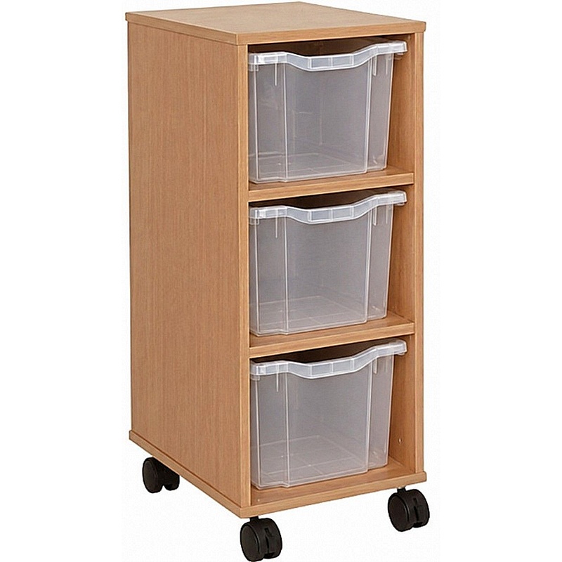 Classic 3 Extra Deep Tray Storage - School Furniture