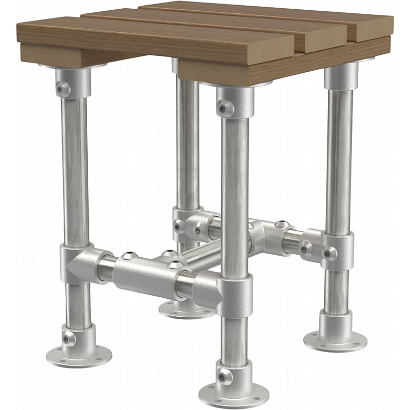Scaffold Outdoor Low Dining Stools - Breakout & Canteen