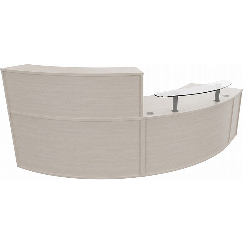 Crescent Duo Reception Desk - Reception Area