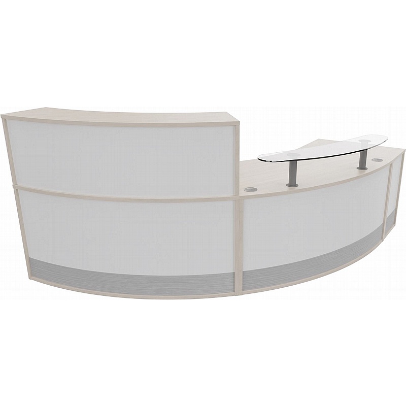 Crescent Duo Reception Desk - Reception Area