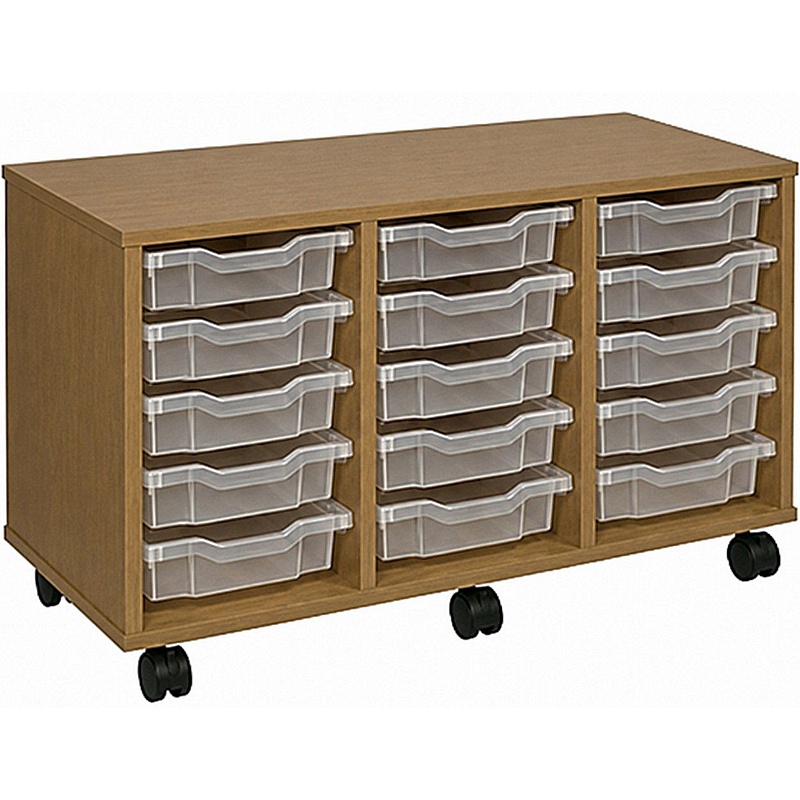 Classic 15 Tray Shallow Storage - School Furniture