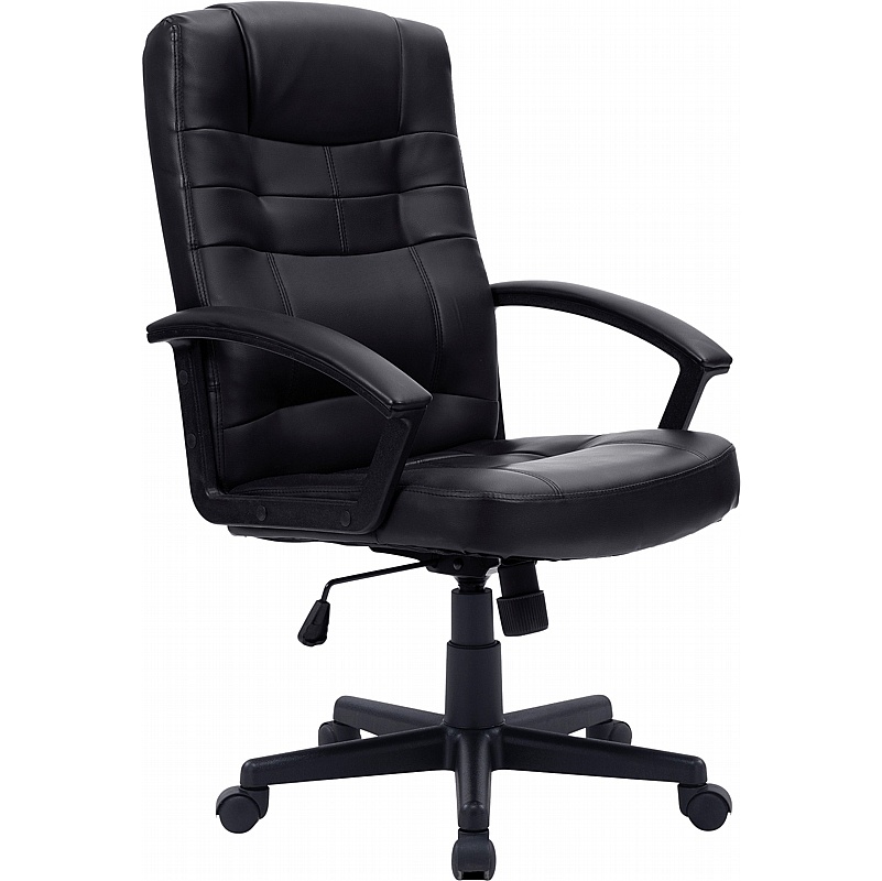 Darwin High Back Bonded Leather Executive Office Chair - Office Chairs