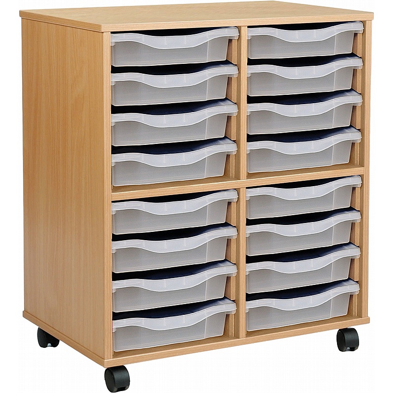 All Sorts Classic 16 Single Tray Stackable Storage - School Furniture