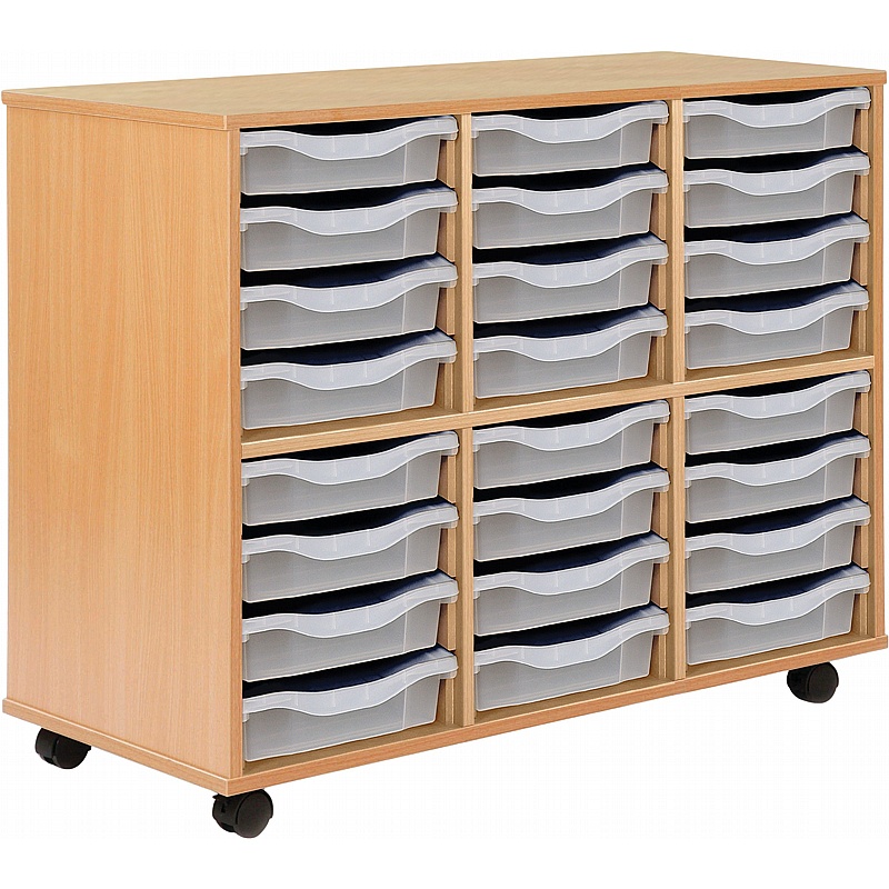 All Sorts Classic 24 Single Tray Storage - School Furniture