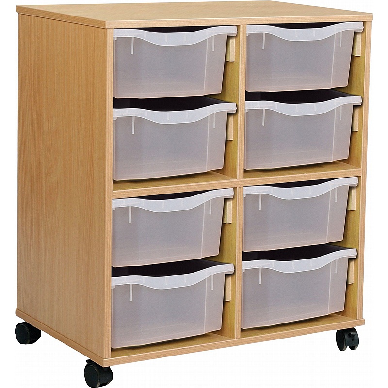 All Sorts Classic 8 Double Tray Storage - School Furniture
