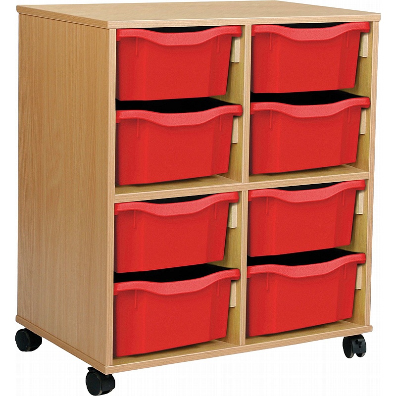 All Sorts UltraBrite 8 Double Tray Storage - School Furniture