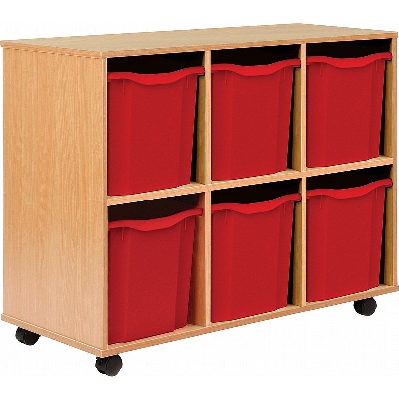 All Sorts UltraBrite 6 Quad Tray Storage - School Furniture