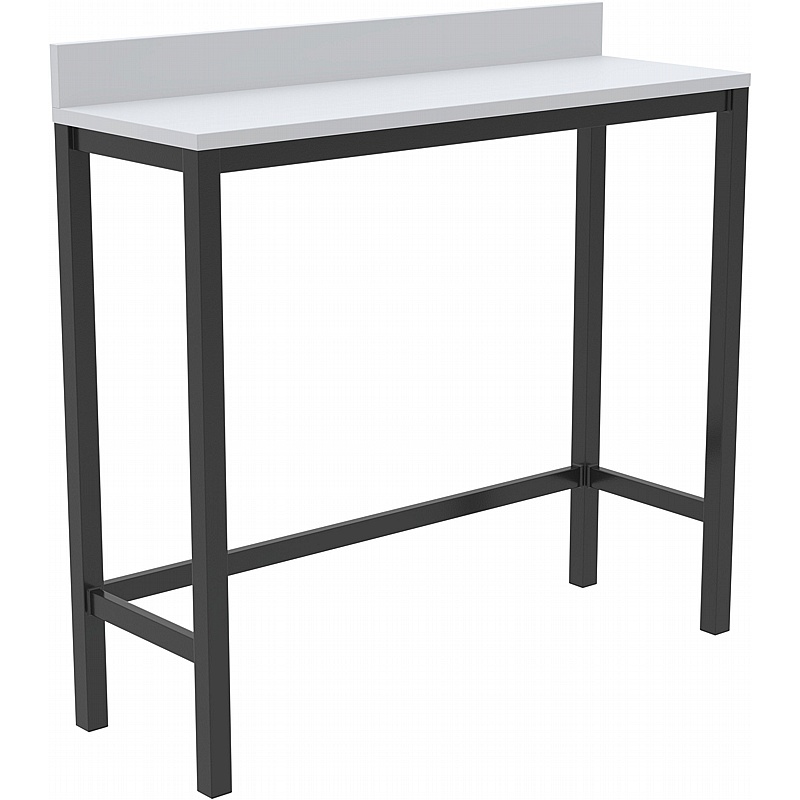 Perch Tall Breakfast Bar with Upstand - Breakout & Canteen