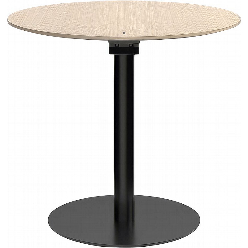 Humanscale Float Gather Round Veneer Breakout and Meeting Table - Meeting Room