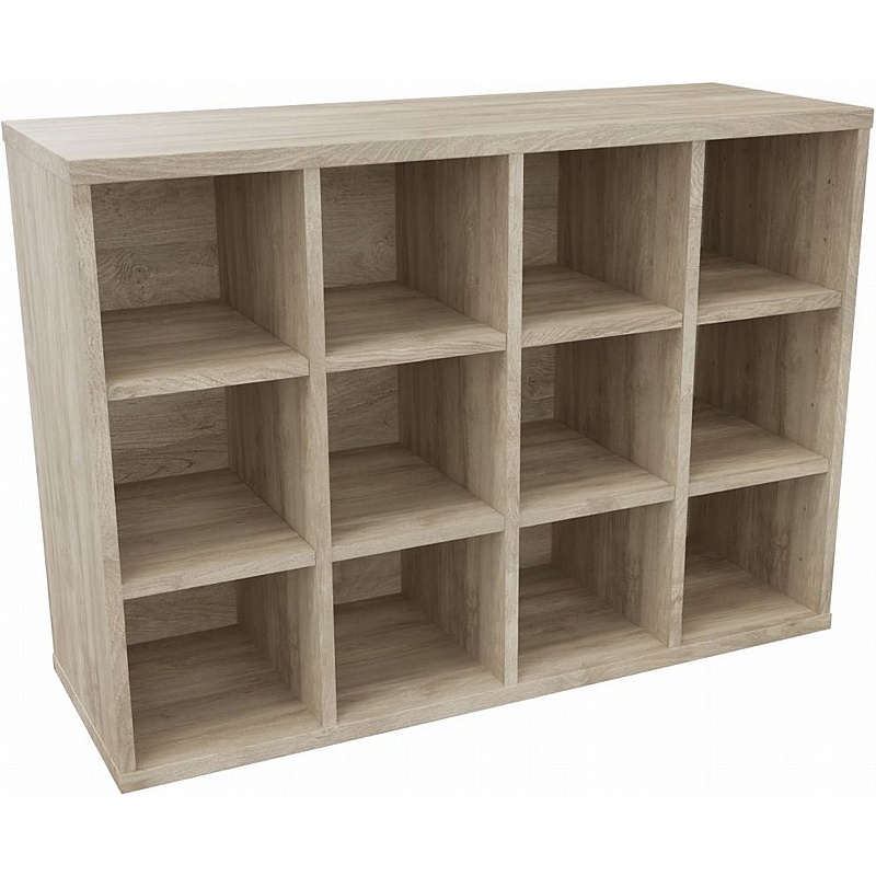 Unified Office 12 Compartment Freestanding Pigeonhole Units - Office Storage