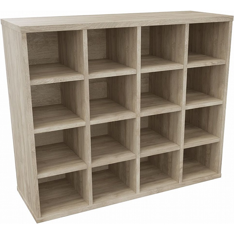 Unified Office 16 Compartment Freestanding Pigeonhole Units - Office Storage