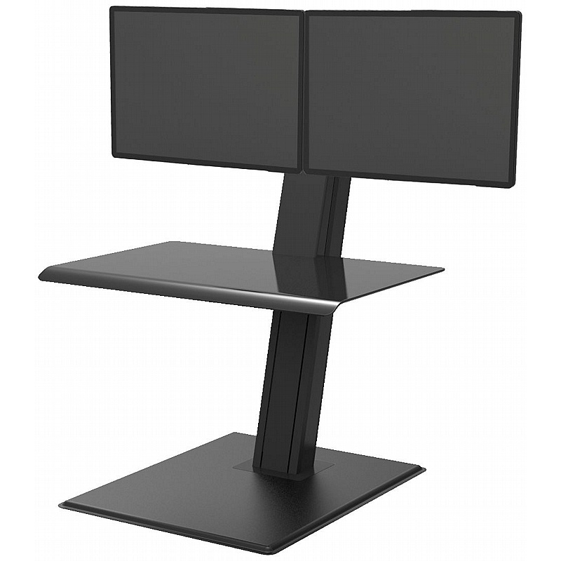 Humanscale Quickstand Eco Portable Dual Monitor Standing Desk Converter - Office Accessories