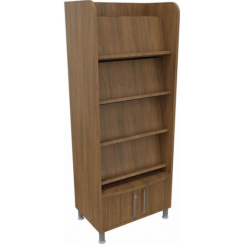 Unified Deluxe Angled Display Bookcases - Office Storage
