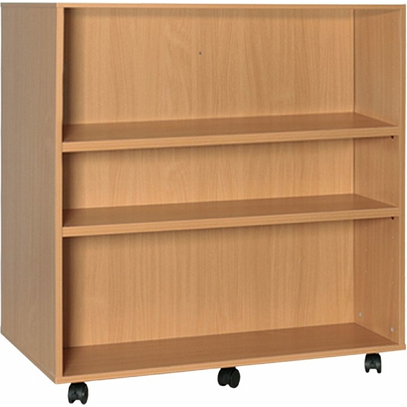 Biblio Double Sided Mobile Library Bookcases - School Furniture