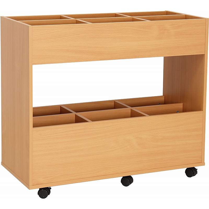 Biblio 12 Bay Double Decker Kinderbox Storage - School Furniture