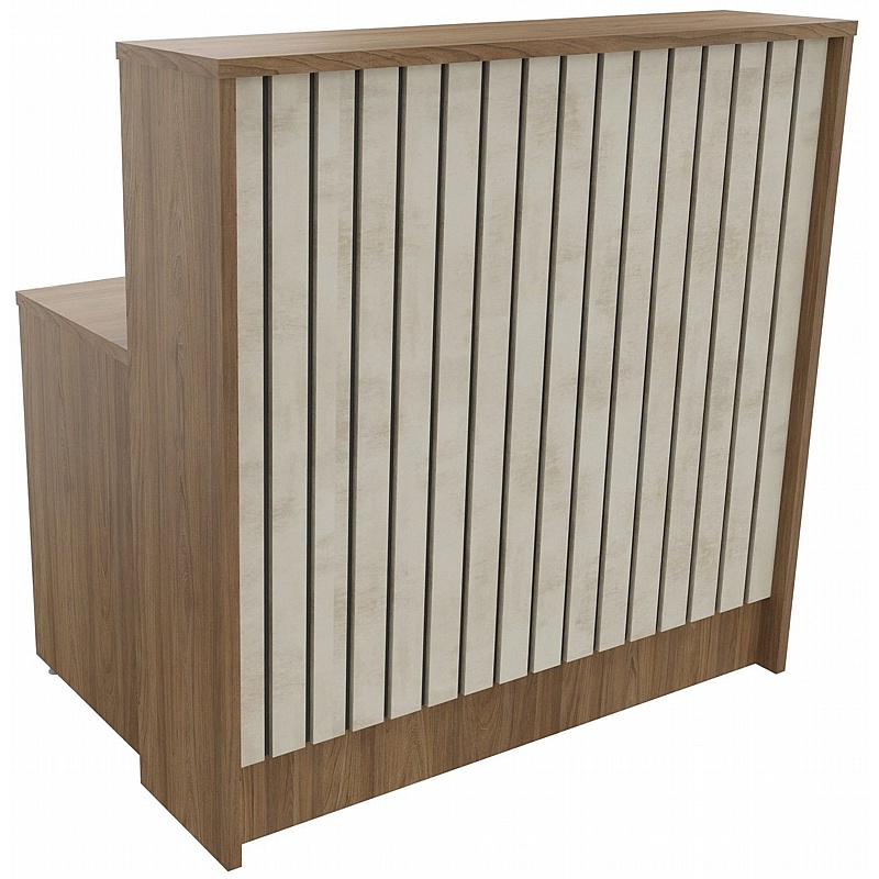 Slat Duo Reception Desk - Reception Area